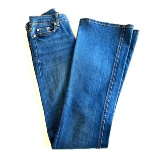 ZARA WOMEN Women's Blue Flared Jeans